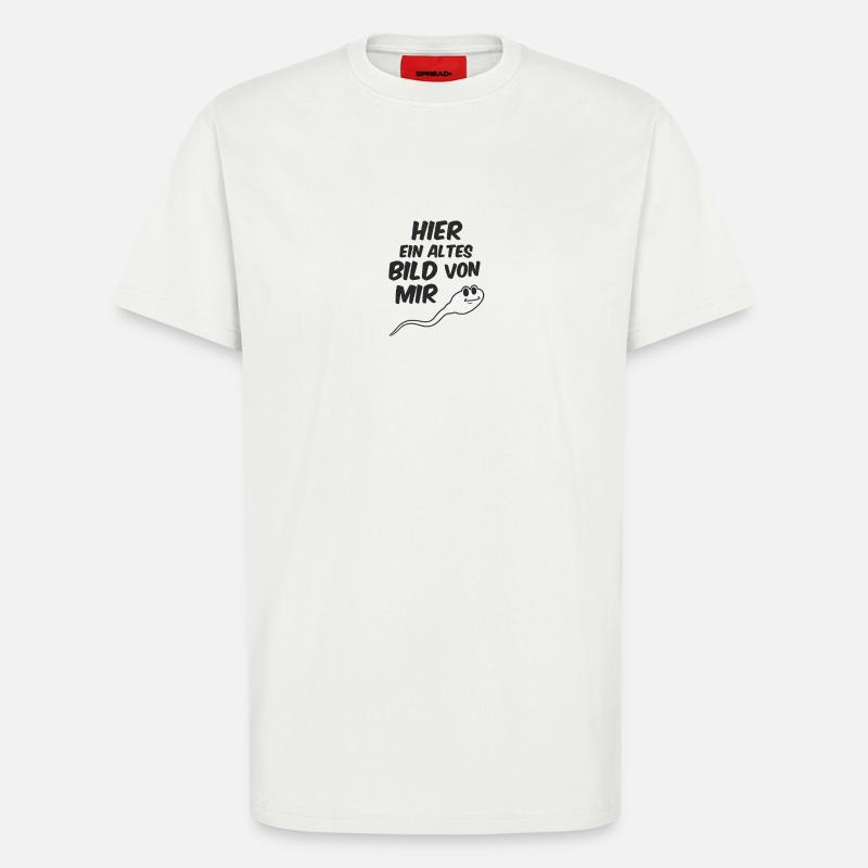 Humorvolles Ghost-Design mit Spruch - T-Shirt - made by SPREAD - OFF WHITE