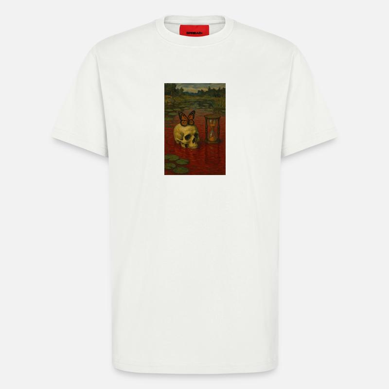 Die Zeit wird nicht warten - T-Shirt - made by SPREAD - OFF WHITE