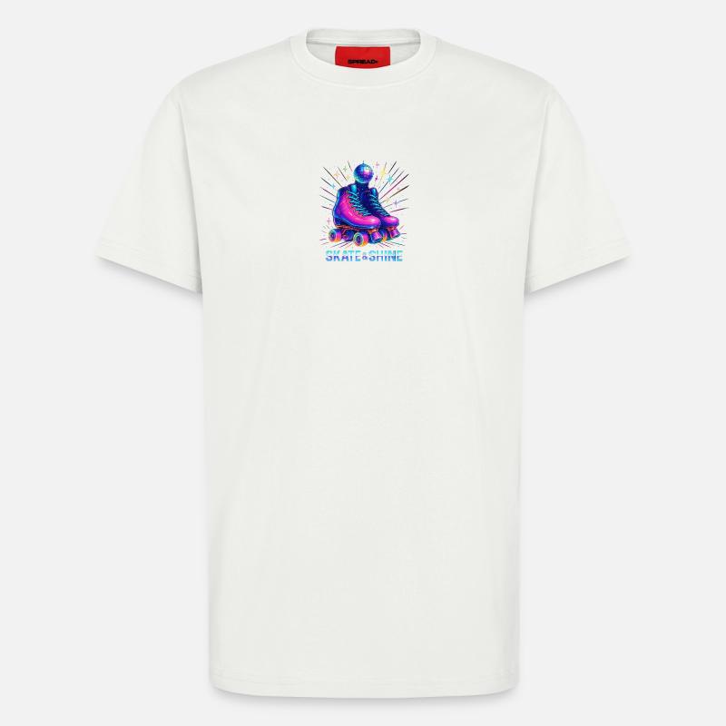 Neon Roller Derby Stil - T-Shirt - made by SPREAD - OFF WHITE
