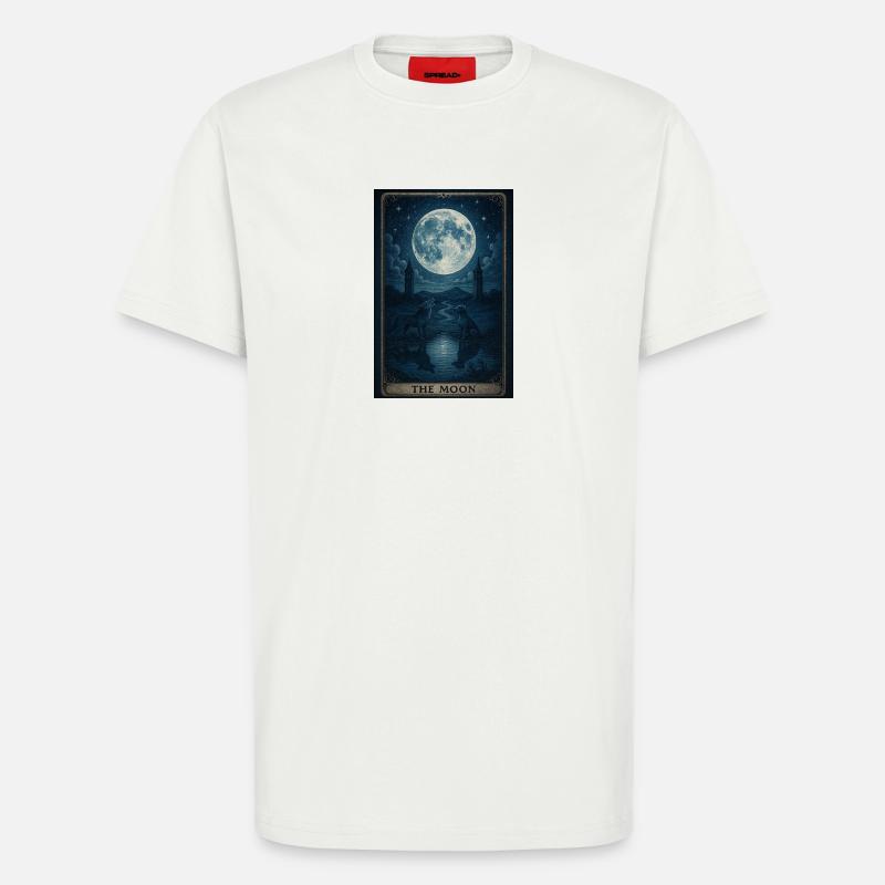 Tarot XVIII "Der Mond" - T-Shirt - made by SPREAD - OFF WHITE