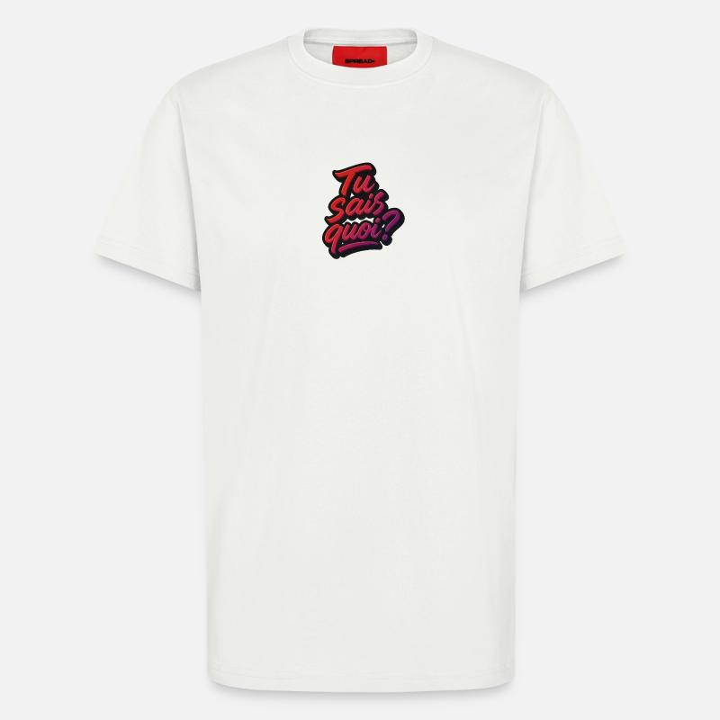 Weißt du was? - T-Shirt - made by SPREAD - OFF WHITE
