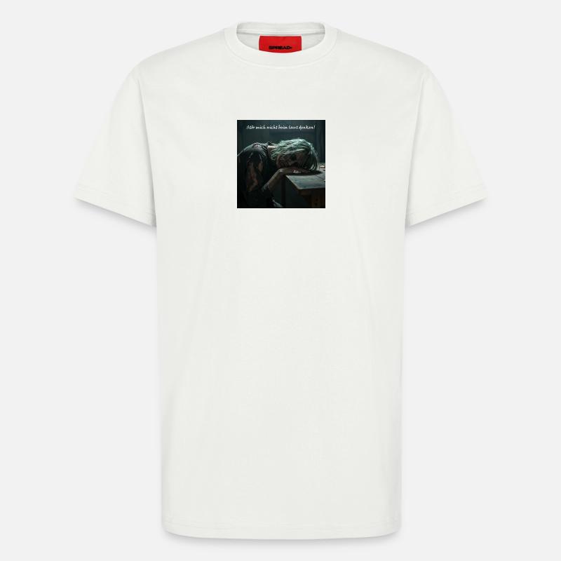 Don't interfere with thinking! - T-Shirt - made by SPREAD - OFF WHITE