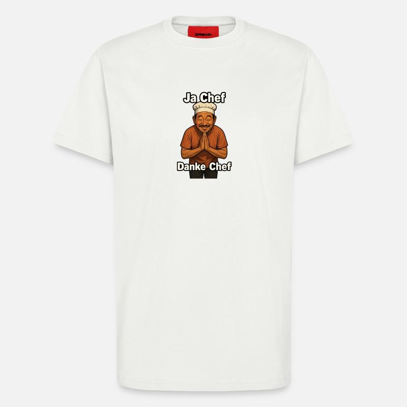 Ja Chef Danke Chef Dankbarer Koch - T-Shirt - made by SPREAD - OFF WHITE