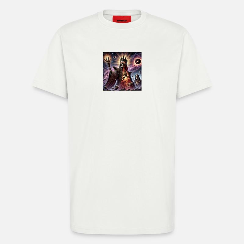 Dunkler kosmischer Nekromant - T-Shirt - made by SPREAD - OFF WHITE