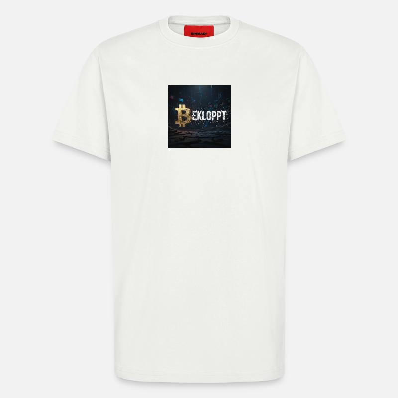 Bitcoin Explosion Crypto Chaos - T-Shirt - made by SPREAD - OFF WHITE