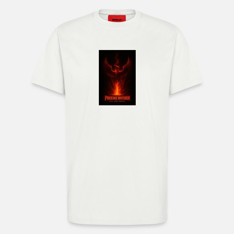 Phönix Division - Feueraufstieg - T-Shirt - made by SPREAD - OFF WHITE