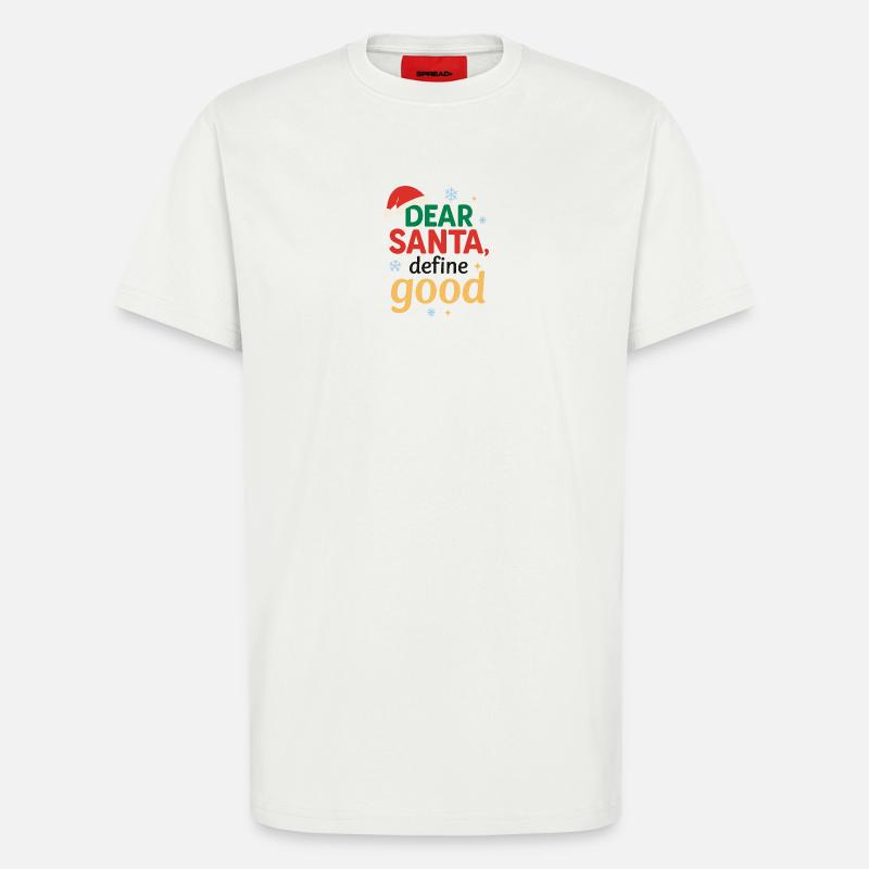 Weihnachtsmann Definiere Gut - T-Shirt - made by SPREAD - OFF WHITE
