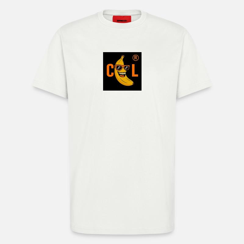 Coole Banane mit Sonnenbrille - T-Shirt - made by SPREAD - OFF WHITE