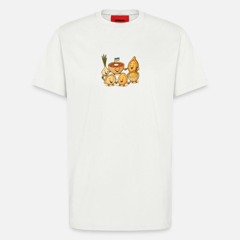Geschenk der Kulturen - T-Shirt - made by SPREAD - OFF WHITE