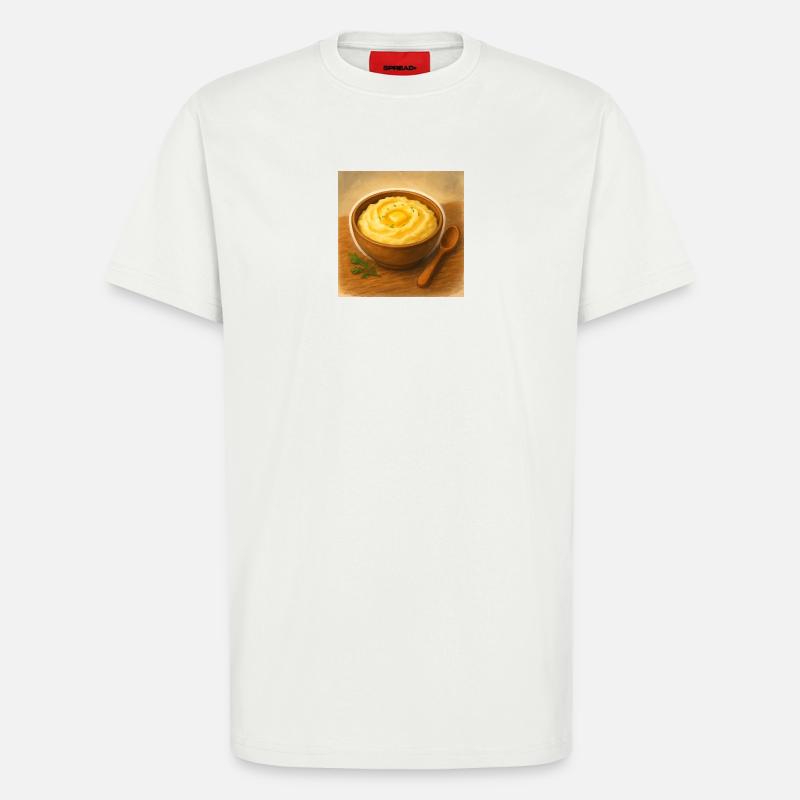 Mashed potatoes - T-Shirt - made by SPREAD - OFF WHITE