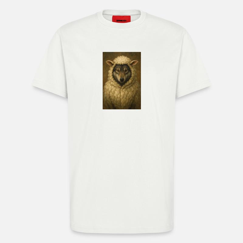 Wolf im Schafspelz - T-Shirt - made by SPREAD - OFF WHITE
