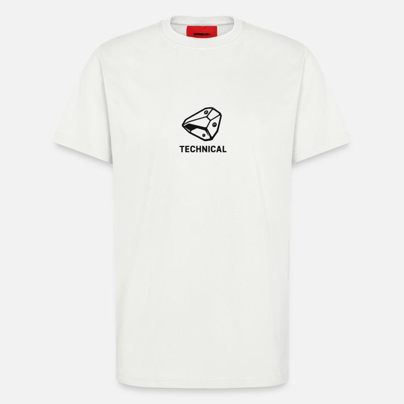 Technikal Boulder - T-Shirt - made by SPREAD - OFF WHITE