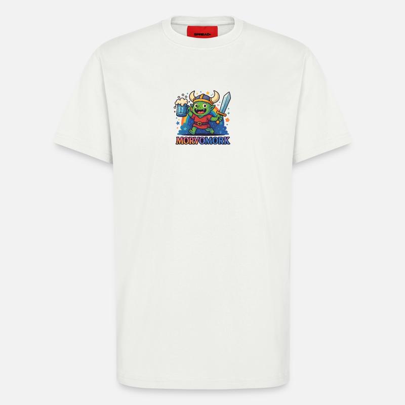 Goblin Viking Spaßheld - T-Shirt - made by SPREAD - OFF WHITE