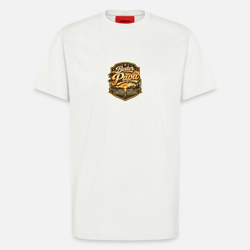 Bester Papa Limitierte Edition - T-Shirt - made by SPREAD - OFF WHITE