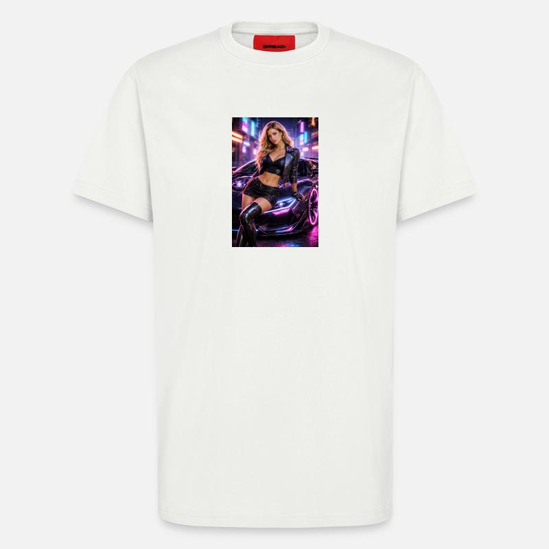 Neon Glam Auto Couture - T-Shirt - made by SPREAD - OFF WHITE