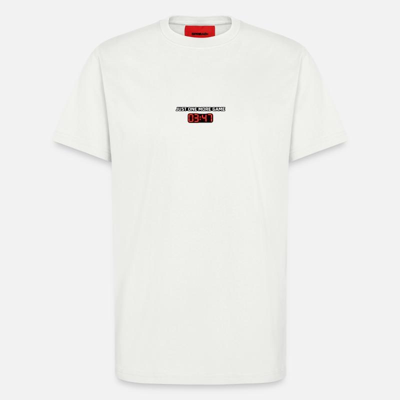 Nur noch ein Spiel Digitaluhr - T-Shirt - made by SPREAD - OFF WHITE