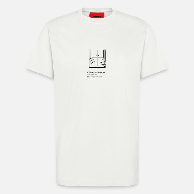 Backrooms the Window black - T-Shirt - made by SPREAD - OFF WHITE