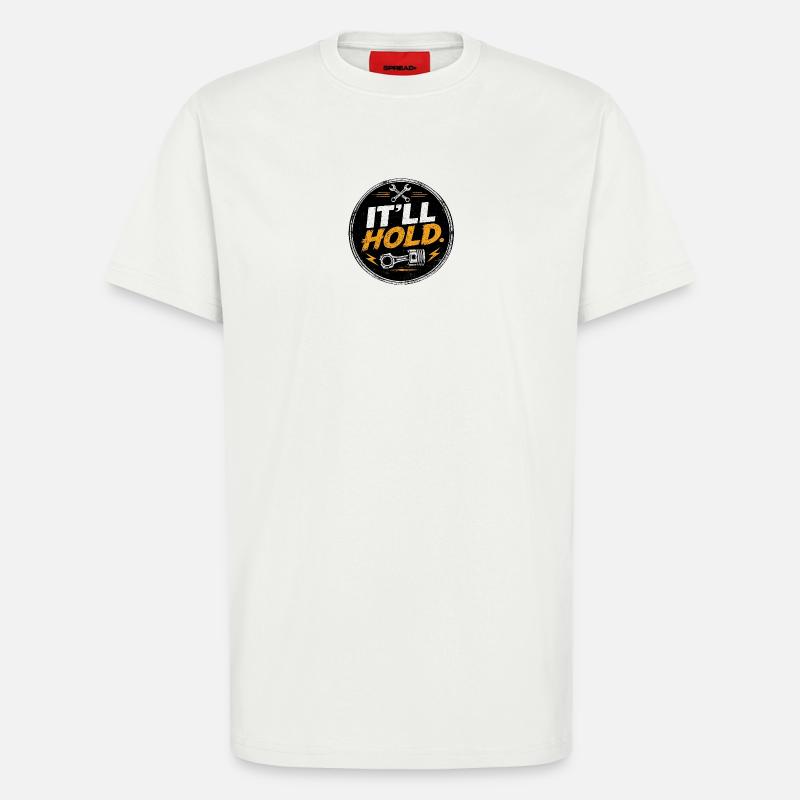 It'll Hold Gearhead Patch - T-Shirt - made by SPREAD - OFF WHITE