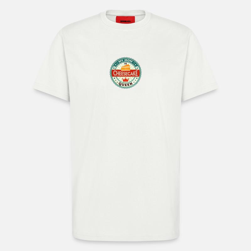 Cheesecake Queen Mutti Abzeichen - T-Shirt - made by SPREAD - OFF WHITE