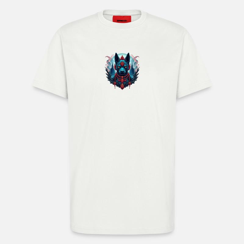 Temple Beast Awakening - T-Shirt - made by SPREAD - OFF WHITE
