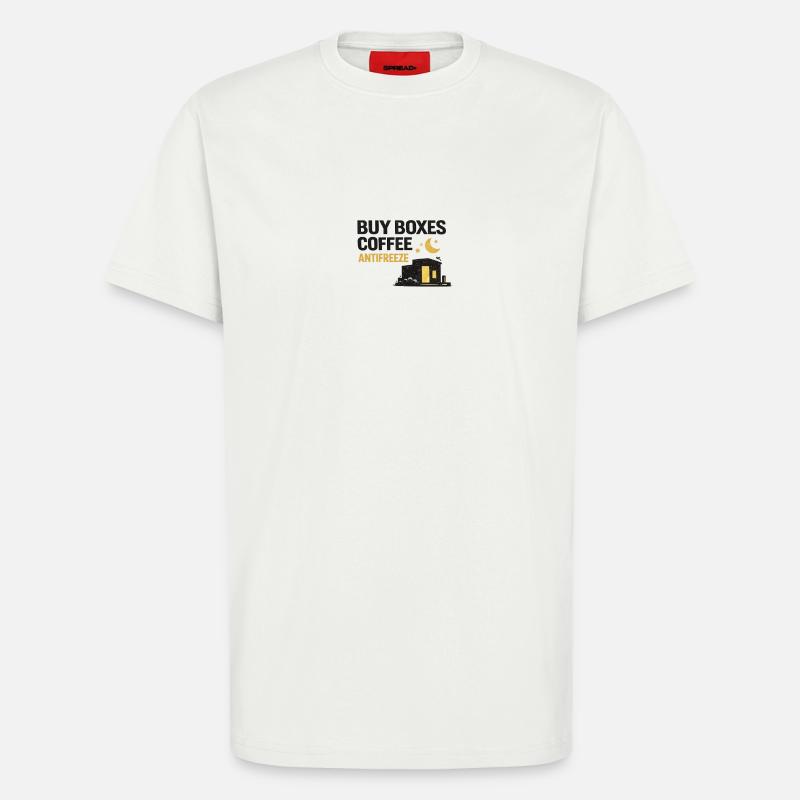 Night Shift Coffee Antifreeze - T-Shirt - made by SPREAD - OFF WHITE