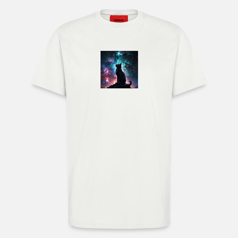kosmische Katze - T-Shirt - made by SPREAD - OFF WHITE