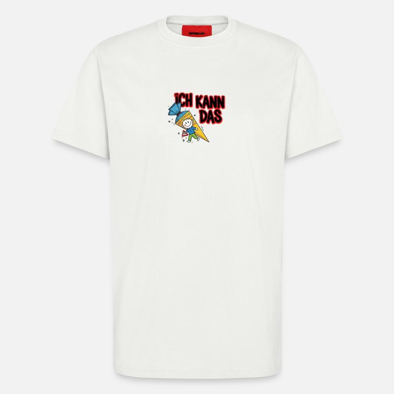 Ich Kann Das Schulhelden - T-Shirt - made by SPREAD - OFF WHITE