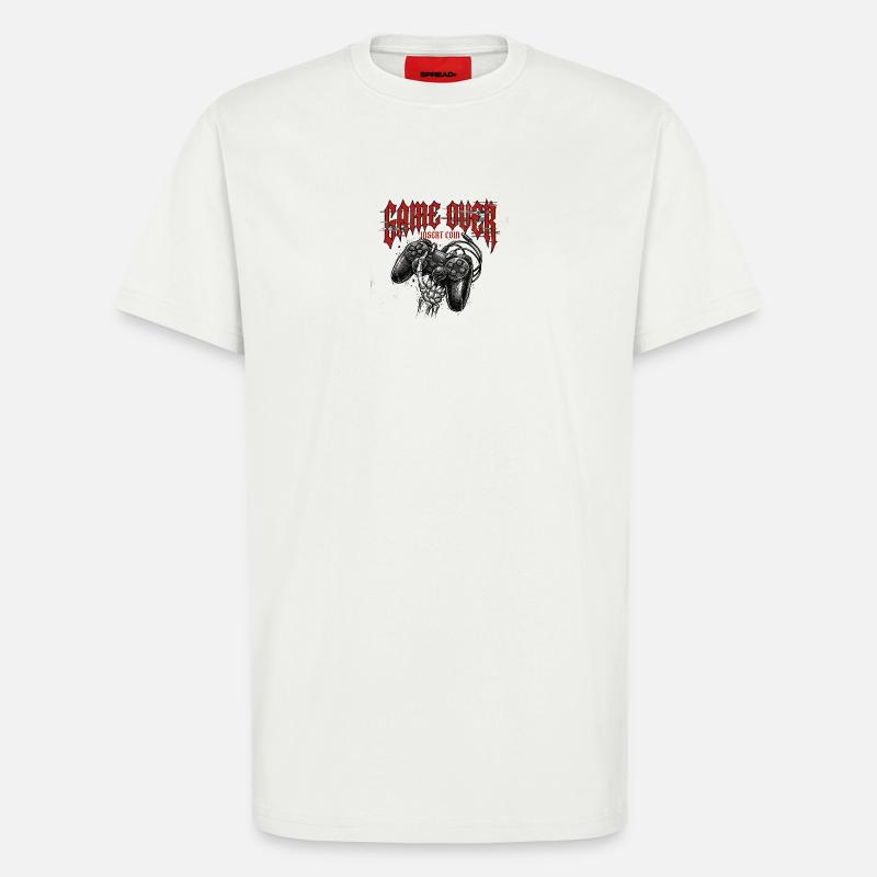 Game Over Retro Controller Grunge - T-Shirt - made by SPREAD - OFF WHITE