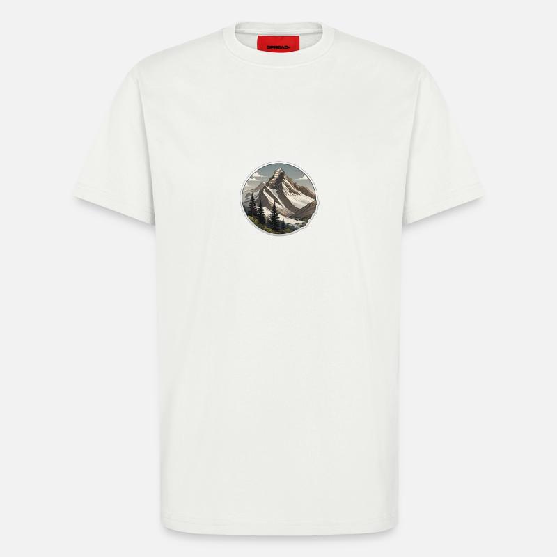 Schweizer Berge - T-Shirt - made by SPREAD - OFF WHITE