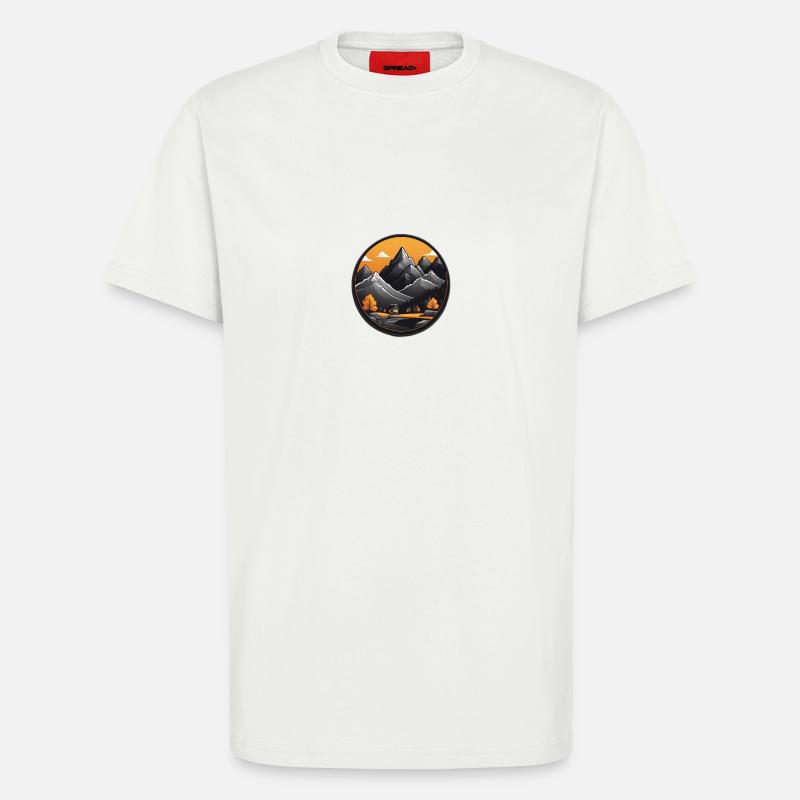 Schweizer Berge - T-Shirt - made by SPREAD - OFF WHITE