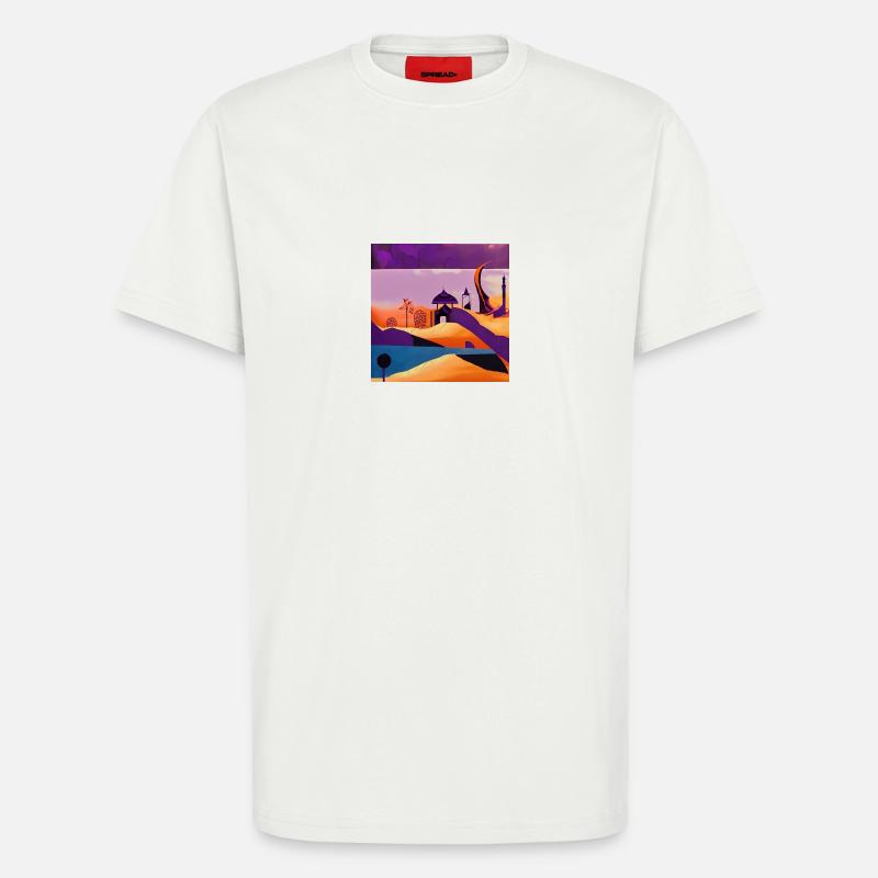 Leben in der Wüste - T-Shirt - made by SPREAD - OFF WHITE