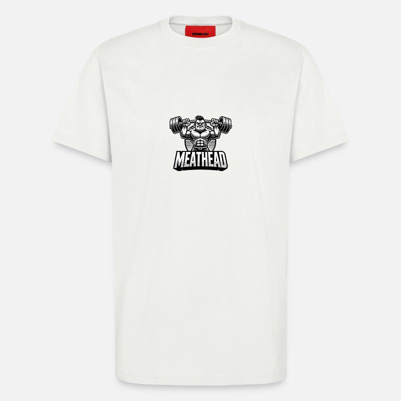 Heben von Fleischköpfen - T-Shirt - made by SPREAD - OFF WHITE