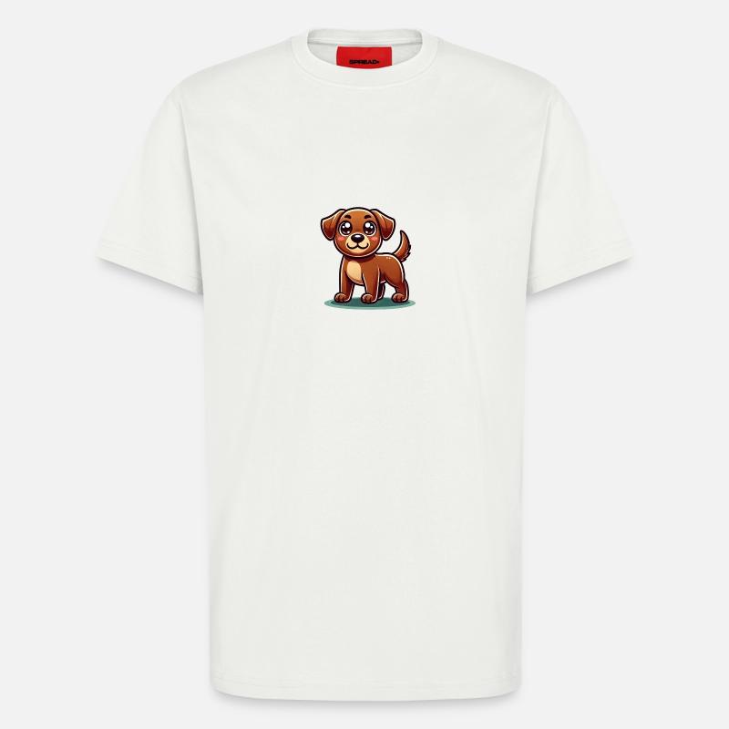 Hund Comic Kinder - T-Shirt - made by SPREAD - OFF WHITE