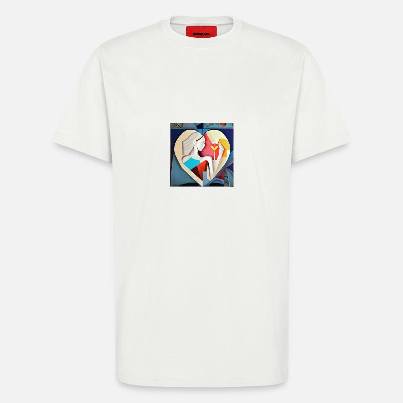 Ein kleines Herz - T-Shirt - made by SPREAD - OFF WHITE