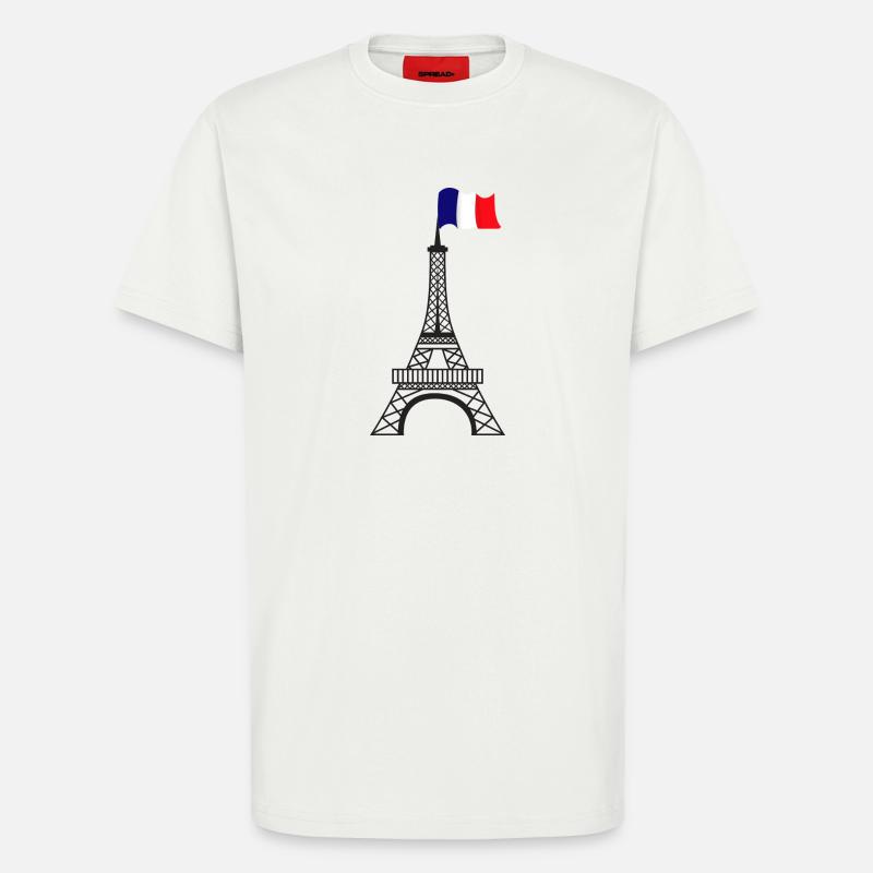 Eiffelturm - T-Shirt - made by SPREAD - OFF WHITE