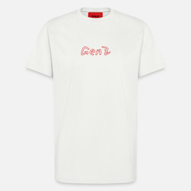GenZ Graffiti Rot - T-Shirt - made by SPREAD - OFF WHITE