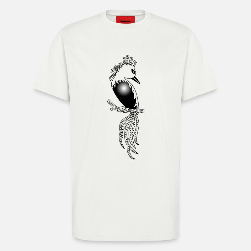 Der Onyx-Vogel - T-Shirt - made by SPREAD - OFF WHITE