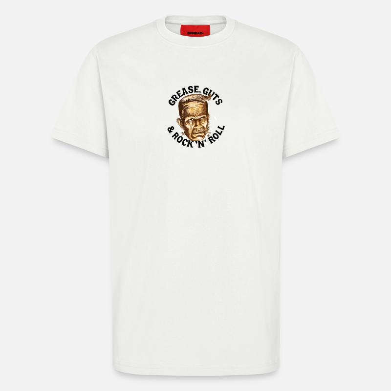 Gomina, Eingeweide & Rock... - T-Shirt - made by SPREAD - OFF WHITE