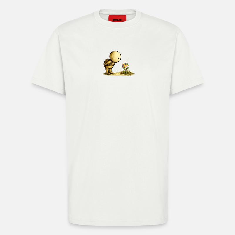 Der kleine Gedanke | Entdecke das Schöne - T-Shirt - made by SPREAD - OFF WHITE