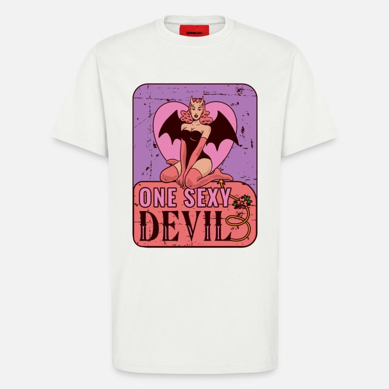 Sexy devil - T-Shirt - made by SPREAD - OFF WHITE