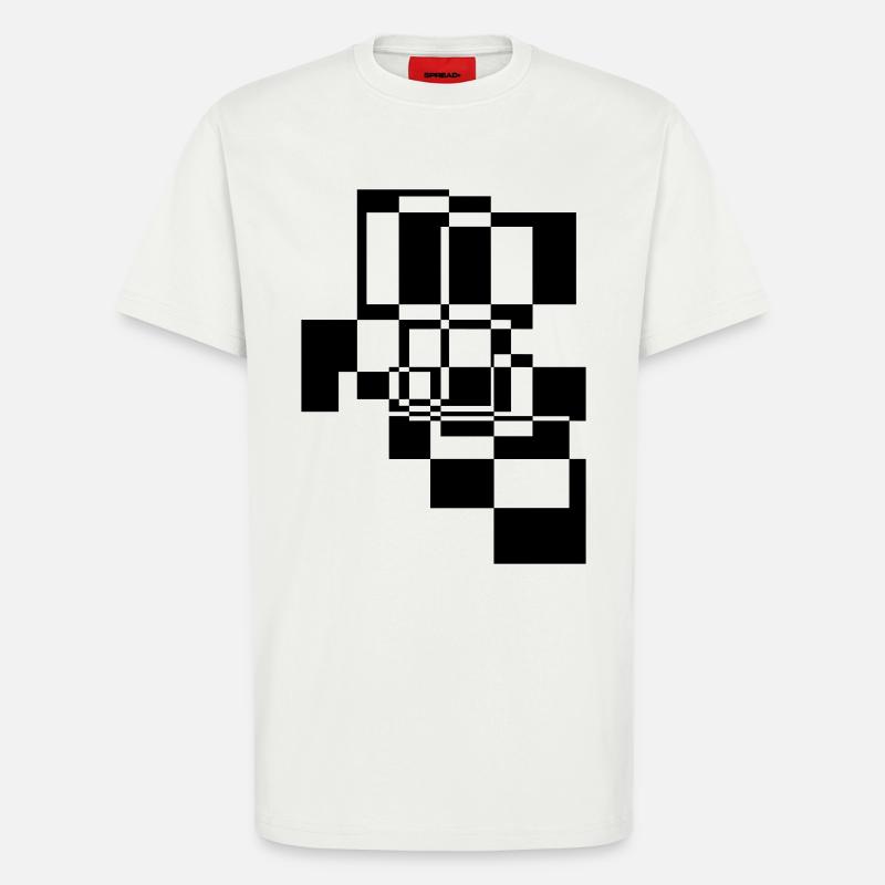 Abstract Shapes and Patterns Gift - T-Shirt - made by SPREAD - OFF WHITE