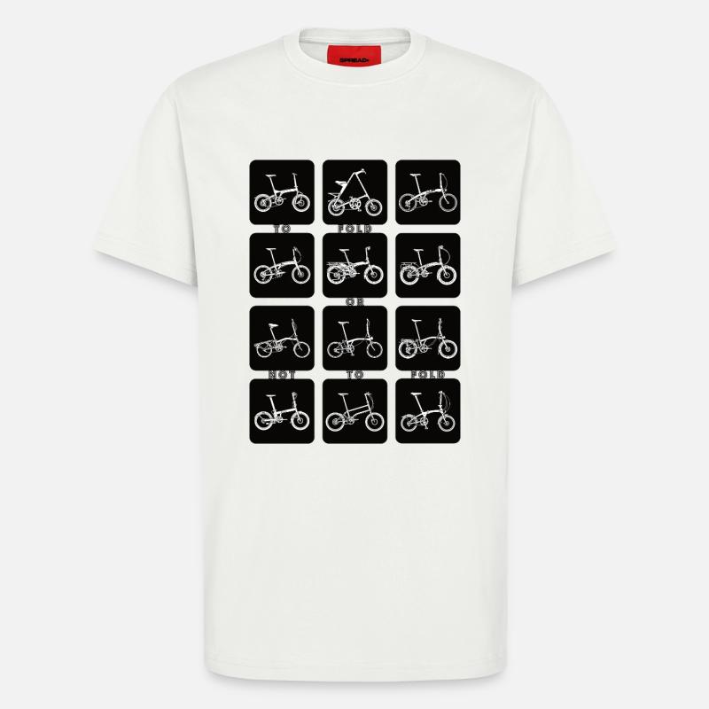 FALTEN ODER NICHT FALTEN - T-Shirt - made by SPREAD - OFF WHITE