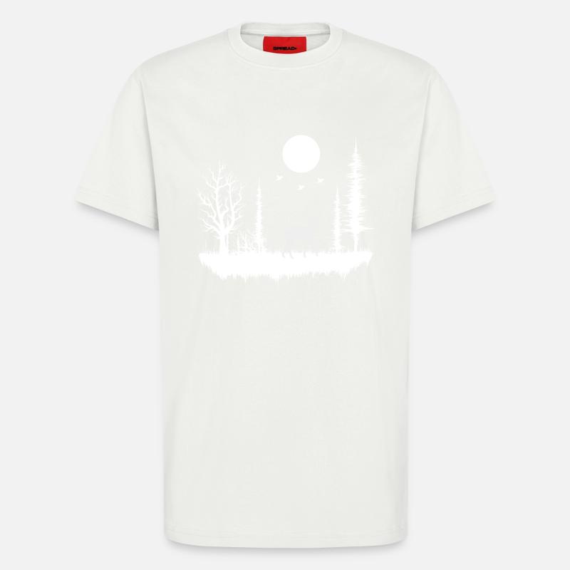 Forest Nature Wilderness - T-Shirt - made by SPREAD - OFF WHITE
