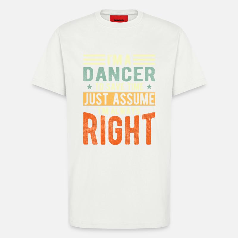 Tänzer - T-Shirt - made by SPREAD - OFF WHITE