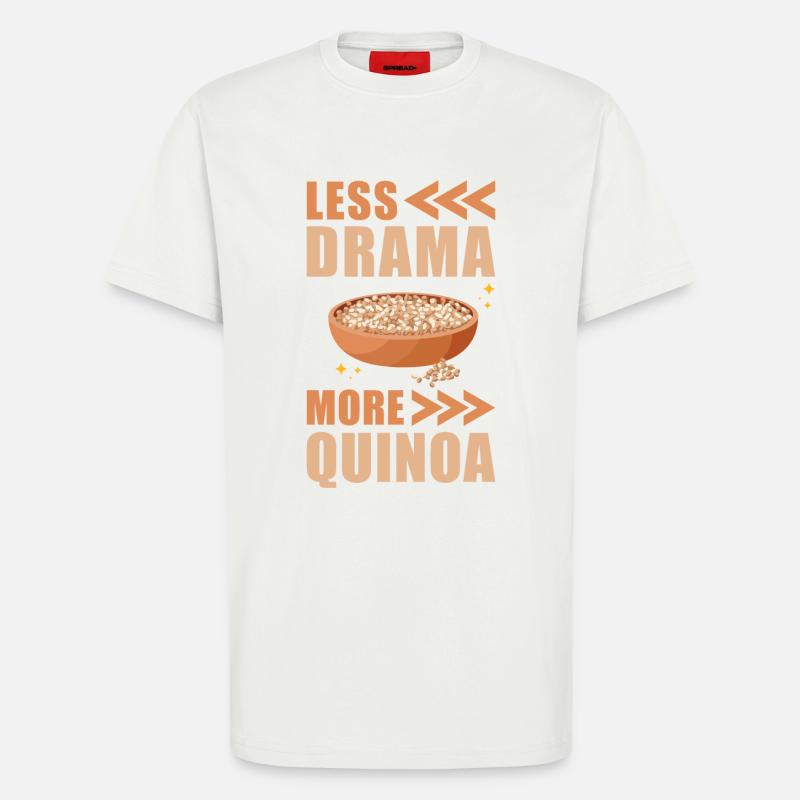 Quinoa Saying - T-Shirt - made by SPREAD - OFF WHITE
