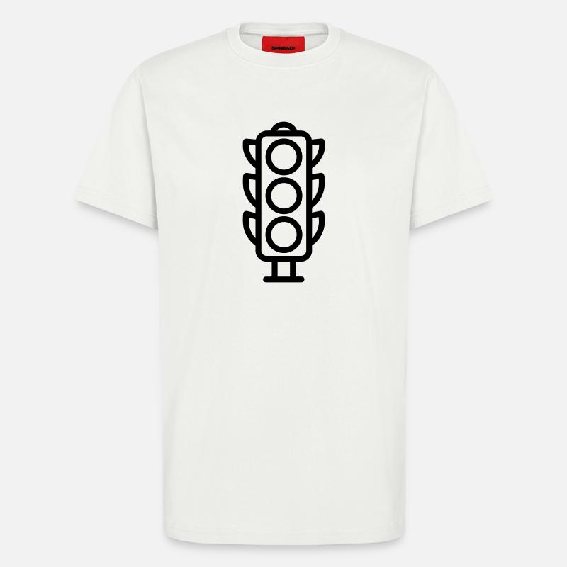 Fire - T-Shirt - made by SPREAD - OFF WHITE