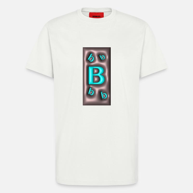 b - T-Shirt - made by SPREAD - OFF WHITE