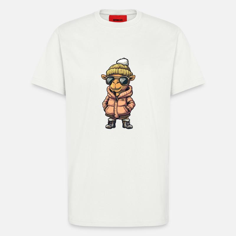 Kamel Cool Comic - T-Shirt - made by SPREAD - OFF WHITE