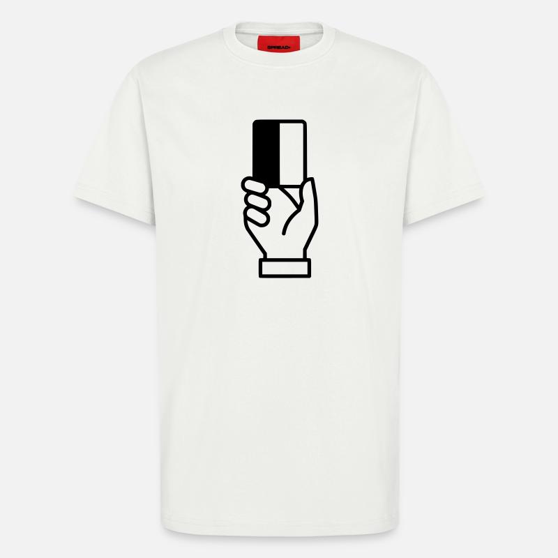 Referee Card Sending-Off Vector - T-Shirt - made by SPREAD - OFF WHITE