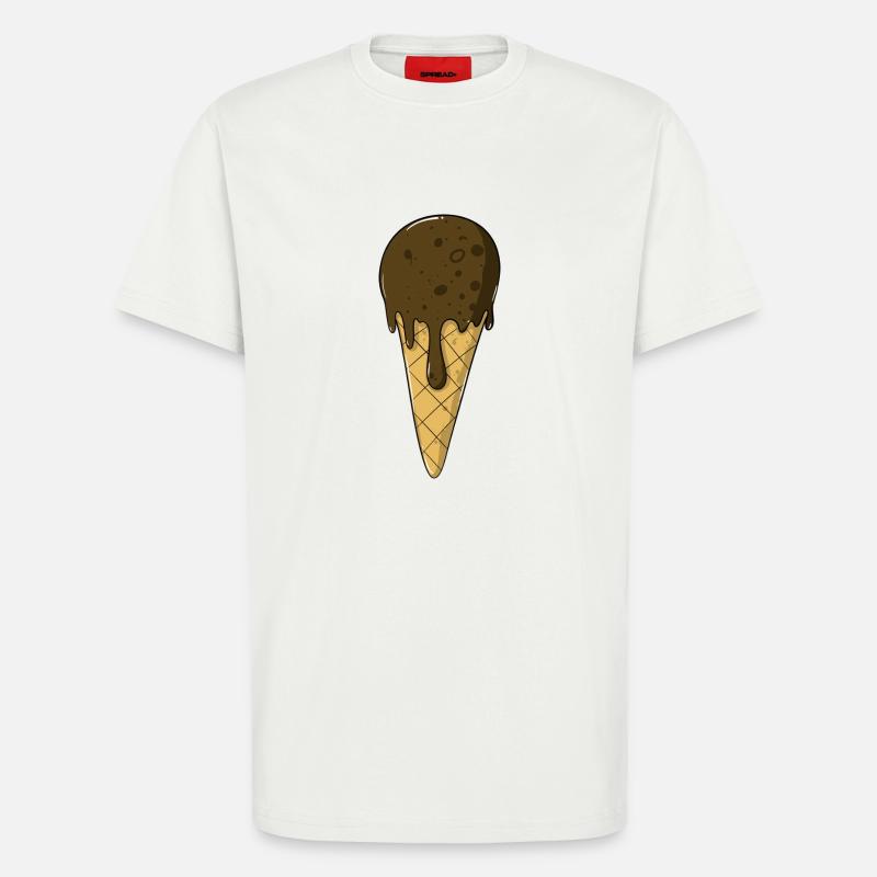 Eis | Schoko Eiscreme | Iceceam - T-Shirt - made by SPREAD - OFF WHITE